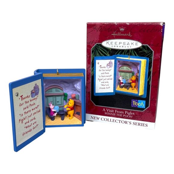 Disney Hallmark Keepsake Ornament Lot Goofy Toots The Tuba Pluto Winnie The Pooh - Picture 6 of 8